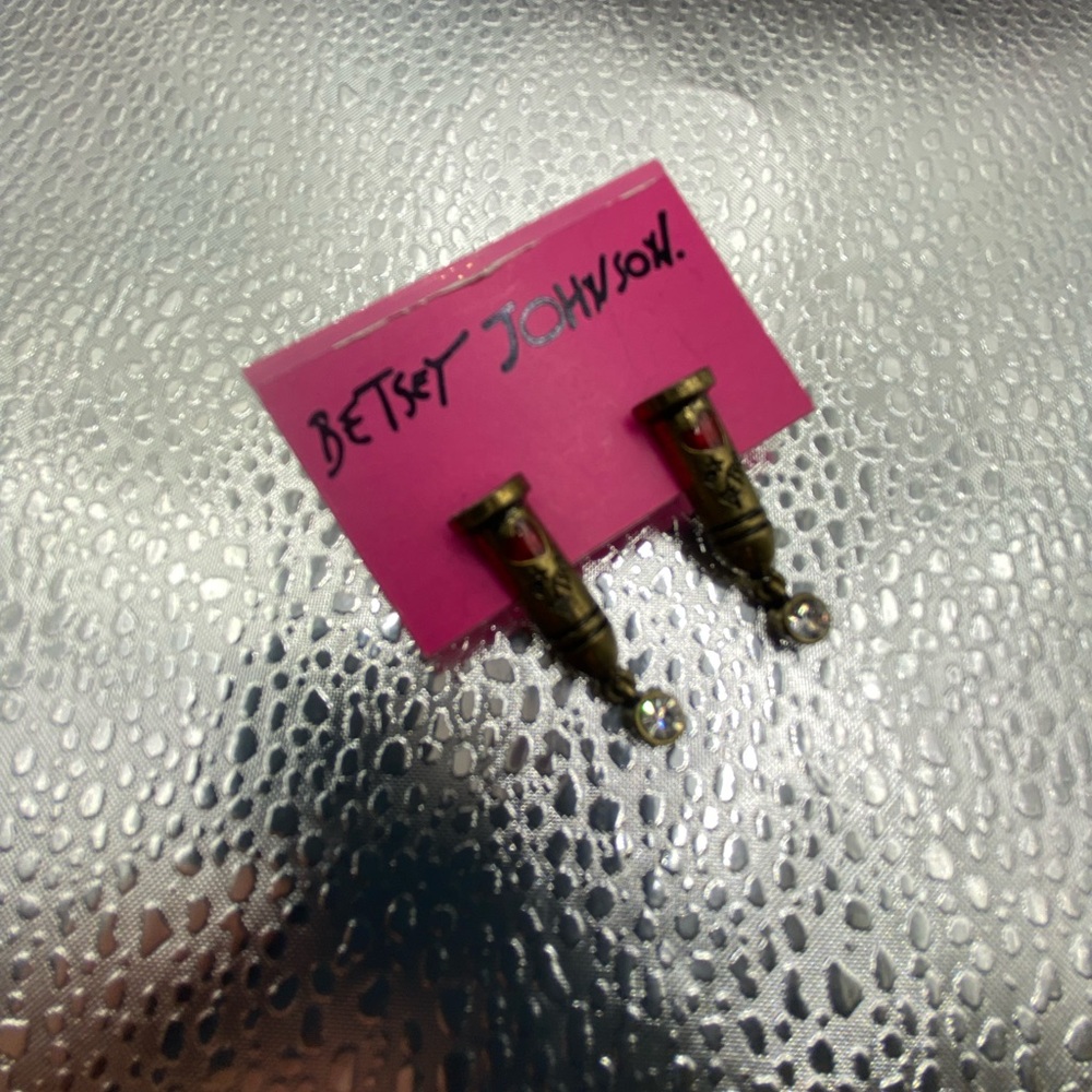 2/$25 Vintage Betsey Johnson Bullet Earrings